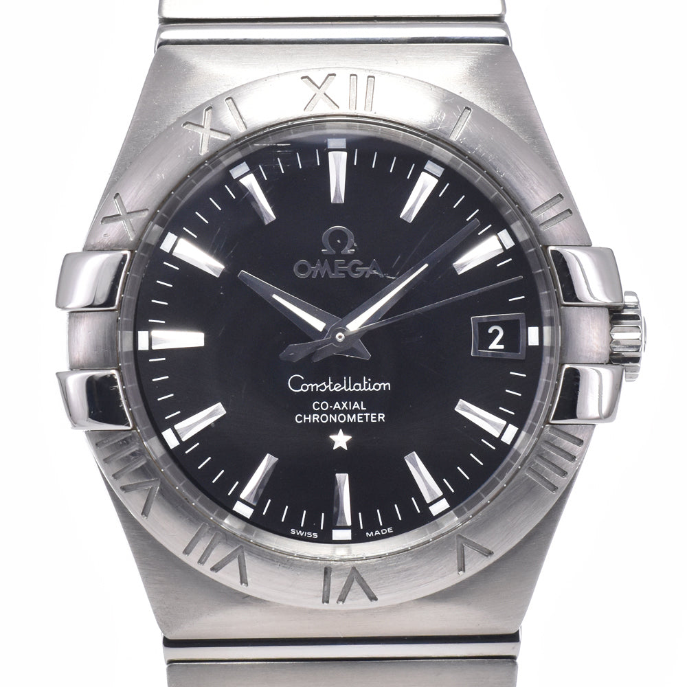 with paper OMEGA Constellation Coaxial 123.10.35.20.01.001 Chronometer black Dial Automatic Men's
 Watch O#148532
