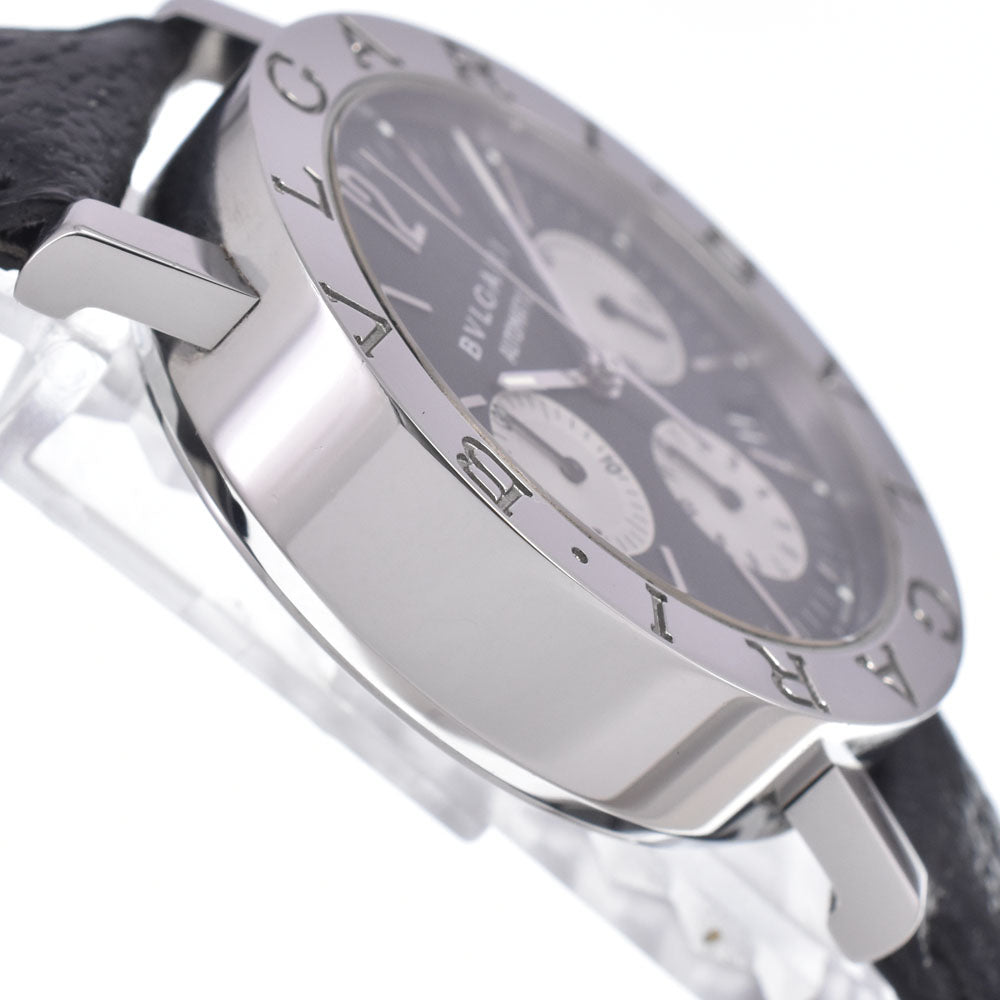 with paper BVLGARI Bvlgari Bvlgari BB38SLCH Chronograph black Dial Automatic Men's
 Watch N#148534