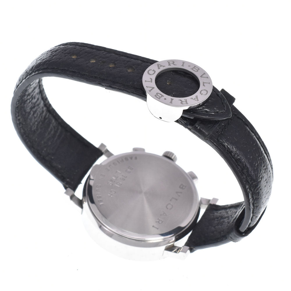 with paper BVLGARI Bvlgari Bvlgari BB38SLCH Chronograph black Dial Automatic Men's
 Watch N#148534