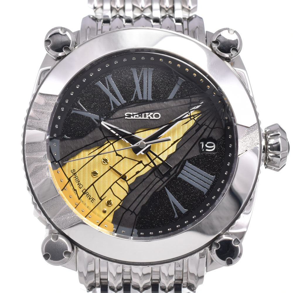 SEIKO Galante SBLA103 Black / gold Dial Spring drive Men's
 Watch N#148536