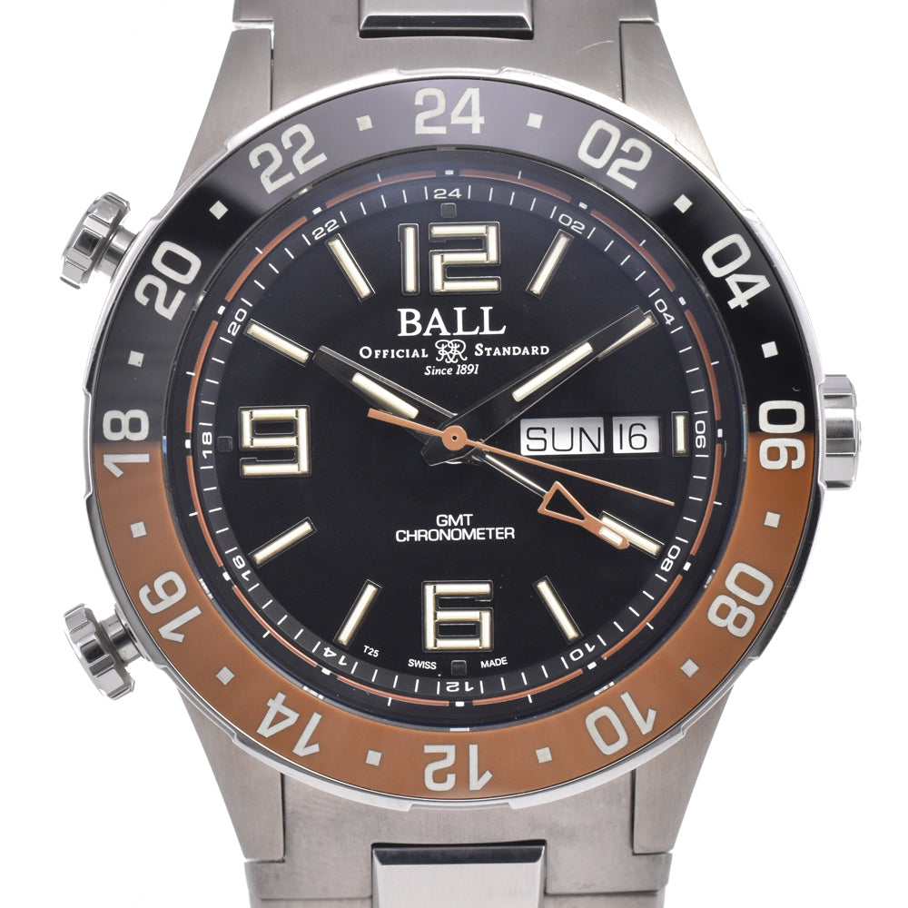 BALLWATCH Roadmaster Marine GMT DG3030B-S3CJ-BK 1000 world limited black Dial Automatic Men's
 Watch D#148537