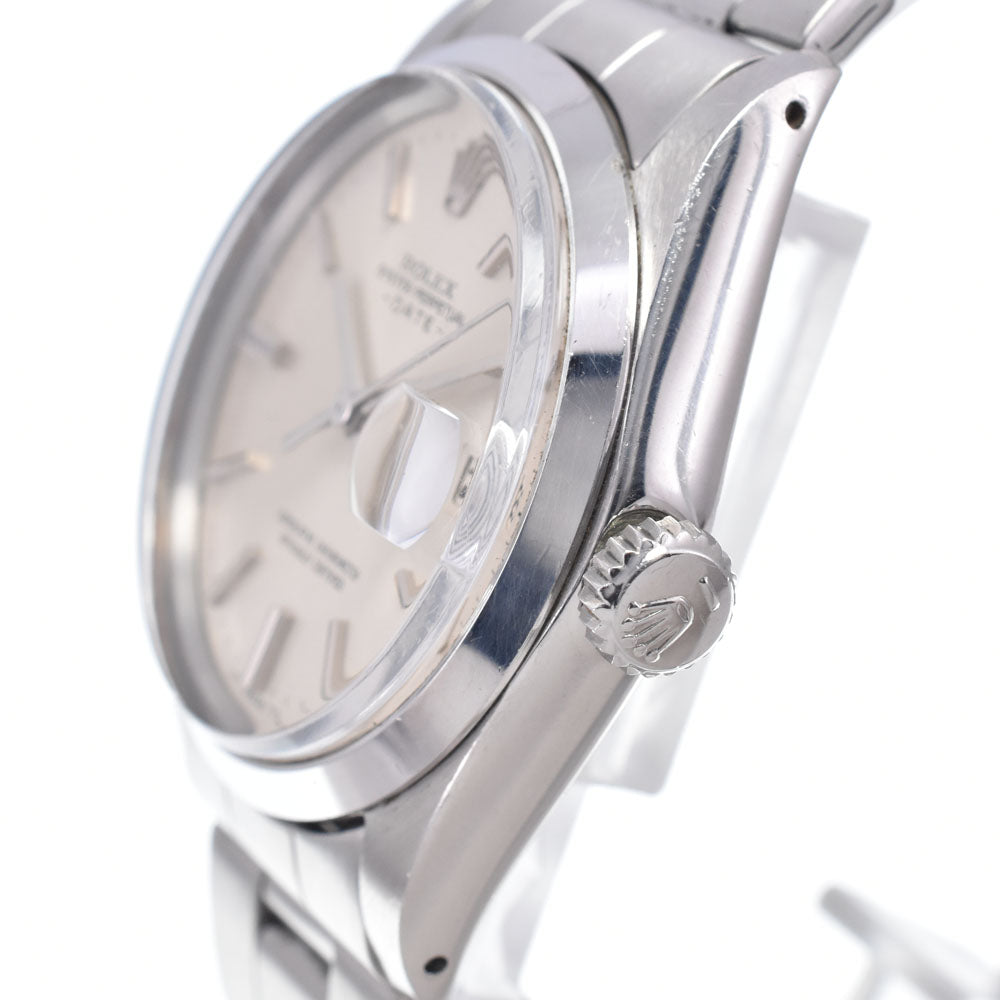 with paper ROLEX Oyster perpetual date 1500 vintage Cal.1570 Sigma Dial Silver Dial Automatic Men's
 Watch N#148558