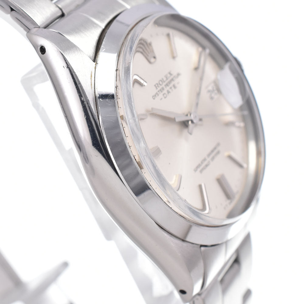 with paper ROLEX Oyster perpetual date 1500 vintage Cal.1570 Sigma Dial Silver Dial Automatic Men's
 Watch N#148558