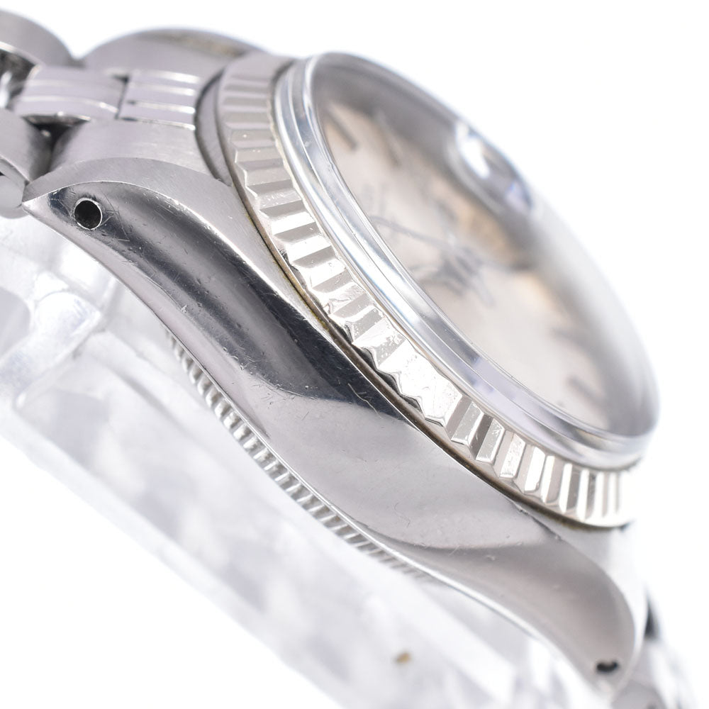 ROLEX Oyster Perpetual Date 6917/4 vintage Cal.2030 Long Memory Silver Dial Automatic Ladies
 Watch P#148561
