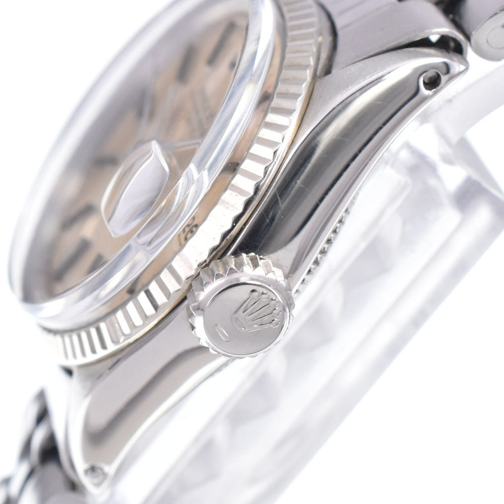ROLEX Oyster Perpetual Date 6917/4 vintage Cal.2030 Long Memory Silver Dial Automatic Ladies
 Watch O#148562