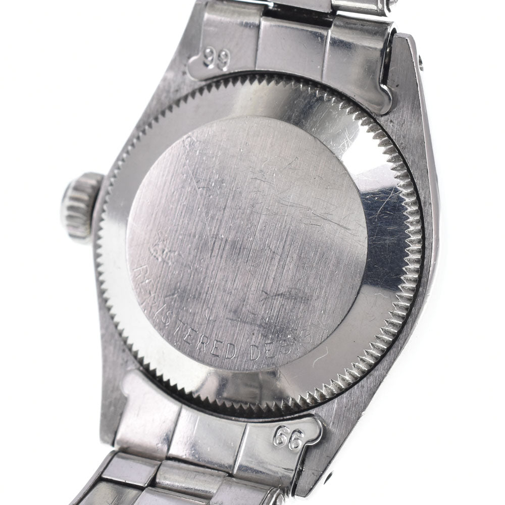 ROLEX Oyster perpetual date 6517 vintage WG bezel Cal.1161 Silver Dial Automatic Ladies
 Watch N#148564