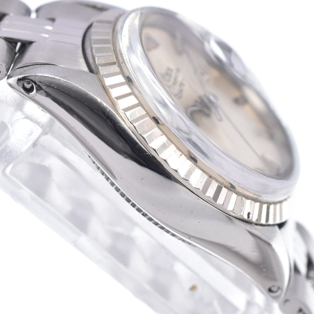 ROLEX Oyster Perpetual Date 6517/4 vintage Cal.1161 Silver Dial Automatic Ladies
 Watch O#148565