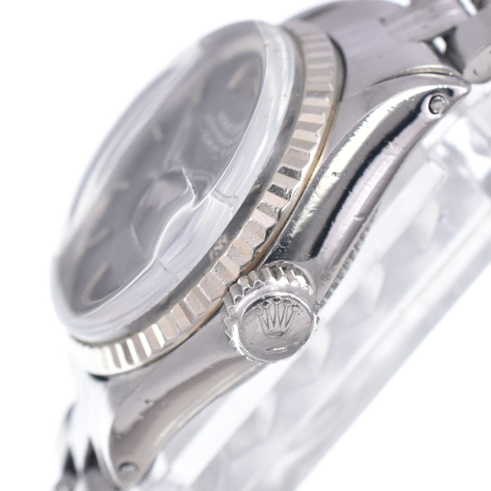 ROLEX Oyster Perpetual Date 6517/4 vintage Cal.1161 gray Dial Automatic Ladies
 Watch Q#148566