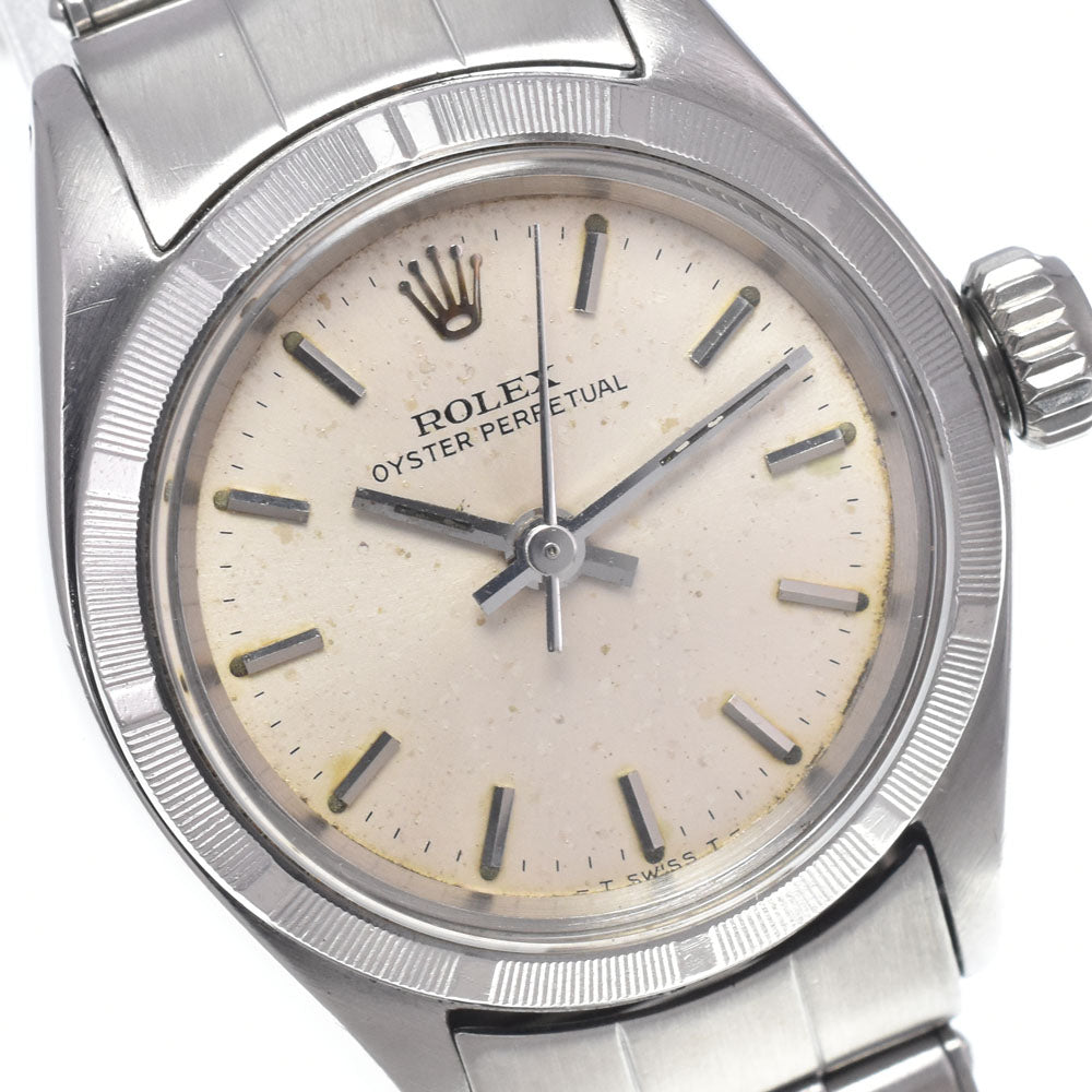 ROLEX Oyster perpetual 6623 Cal.2030 Silver Dial Automatic Ladies
 Watch N#148567