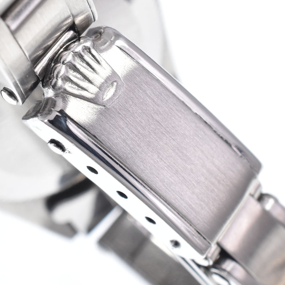 ROLEX Oyster perpetual date 6519 vintage Finely Engine Turned Bezel Cal.1161 Silver Dial Automatic Ladies
 Watch O#148568