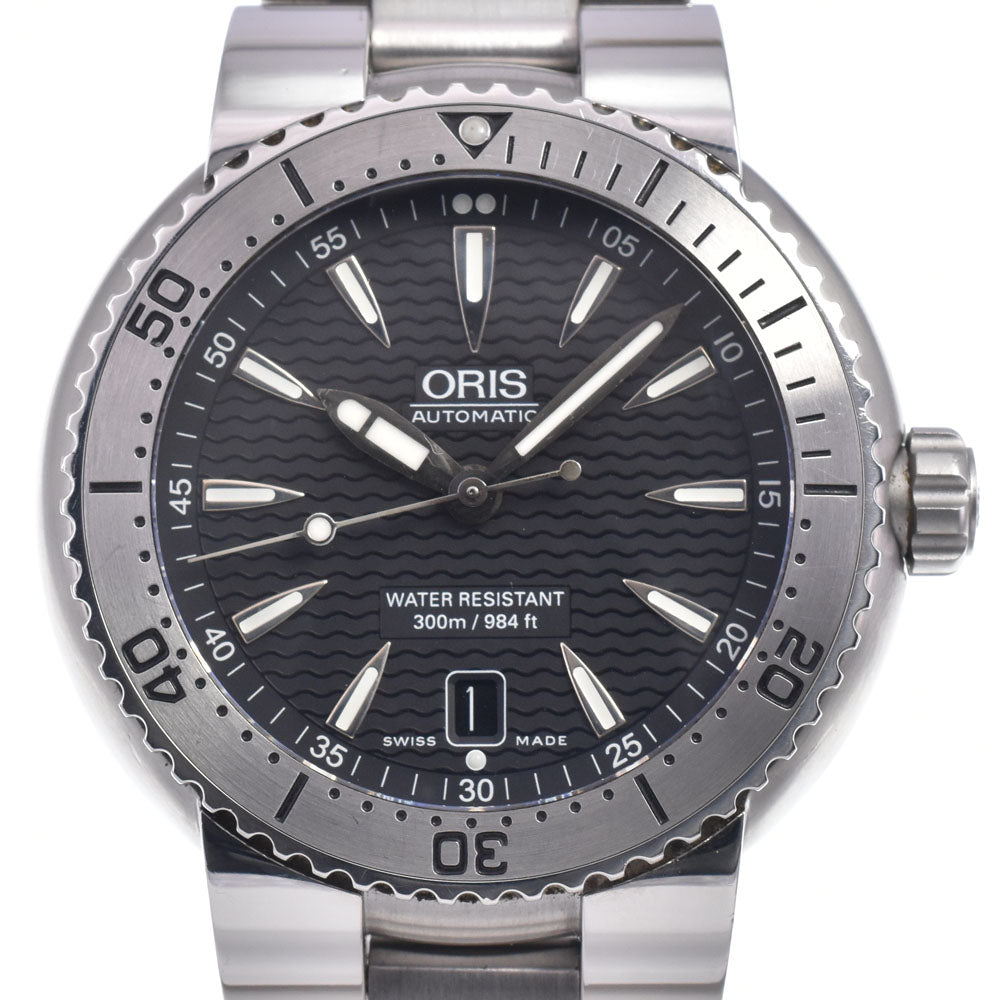 with paper ORIS Divers Date 01 733 7533 4154-07 8 24 01PEB black Dial Automatic Men's
 Watch O#148571