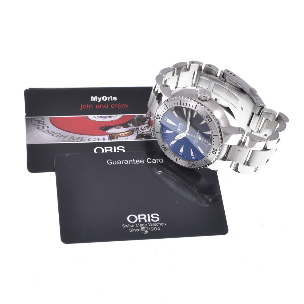with paper ORIS Divers Date 01 733 7533 4154-07 8 24 01PEB black Dial Automatic Men's
 Watch O#148571