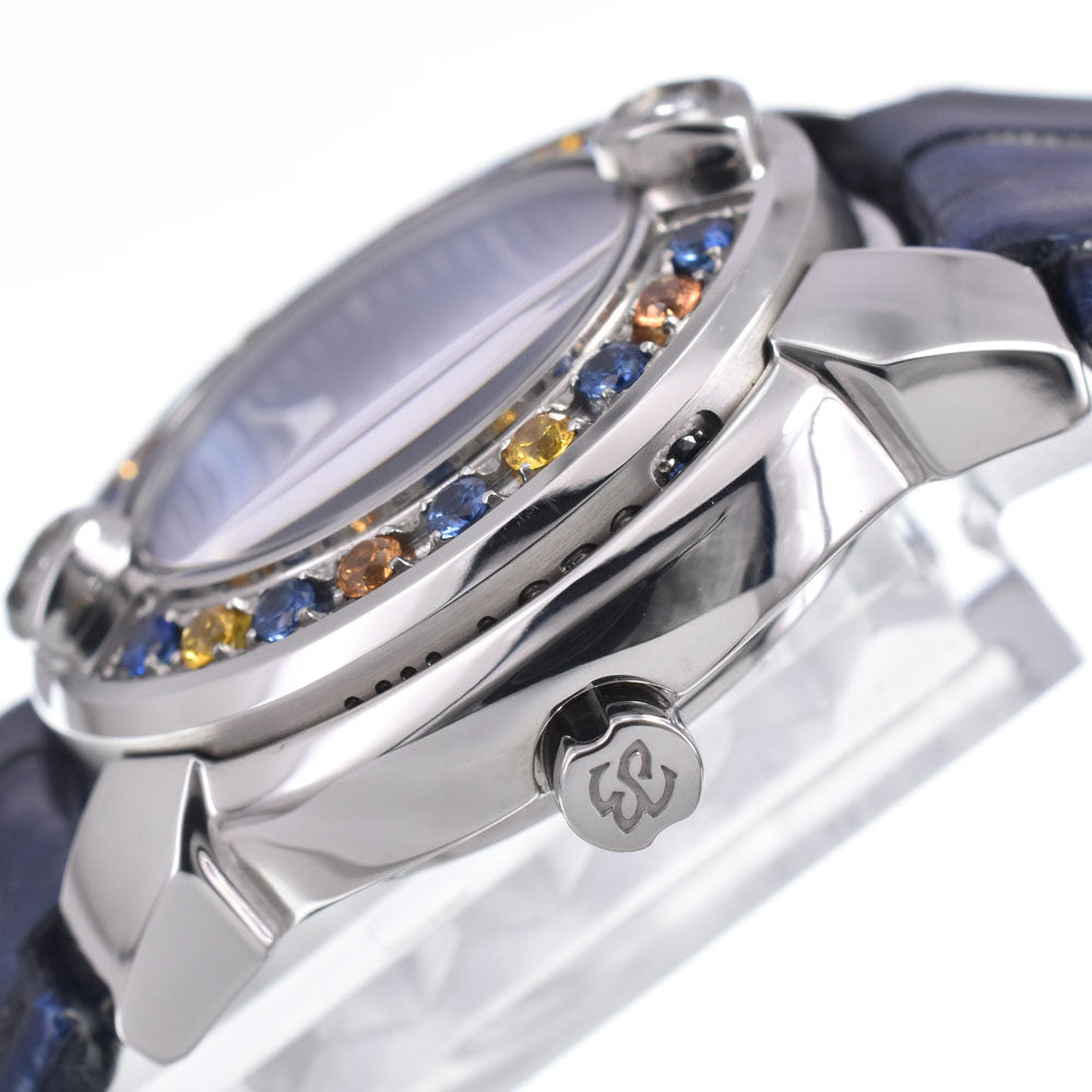 SEIKO Milagro 4J45-0AH0 / SRXJ029 Baselworld Limited Edition Diamond Blue shell Dial Quartz Ladies
 Watch N#148573