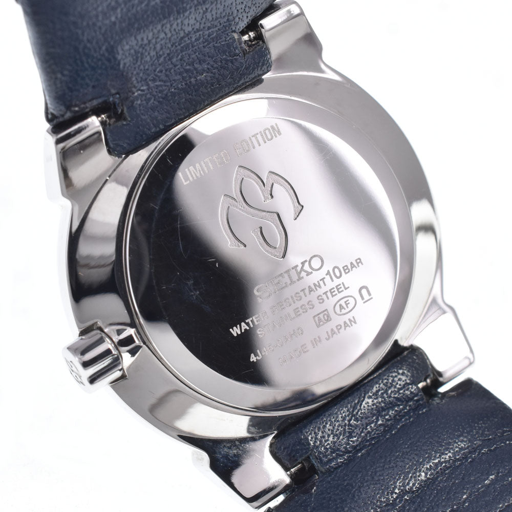 SEIKO Milagro 4J45-0AH0 / SRXJ029 Baselworld Limited Edition Diamond Blue shell Dial Quartz Ladies
 Watch N#148573