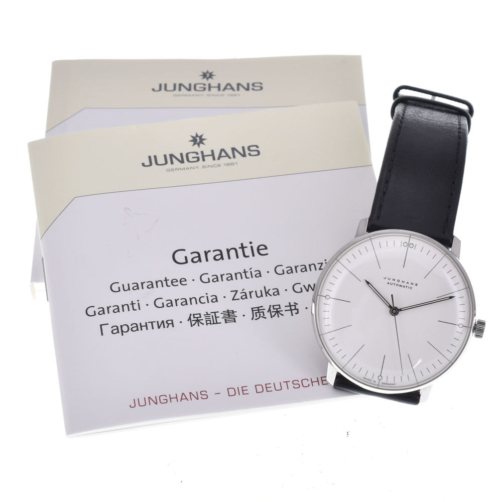with paper JUNGHANS Maxville 27.4700 white Dial Automatic Men's
 Watch N#148574