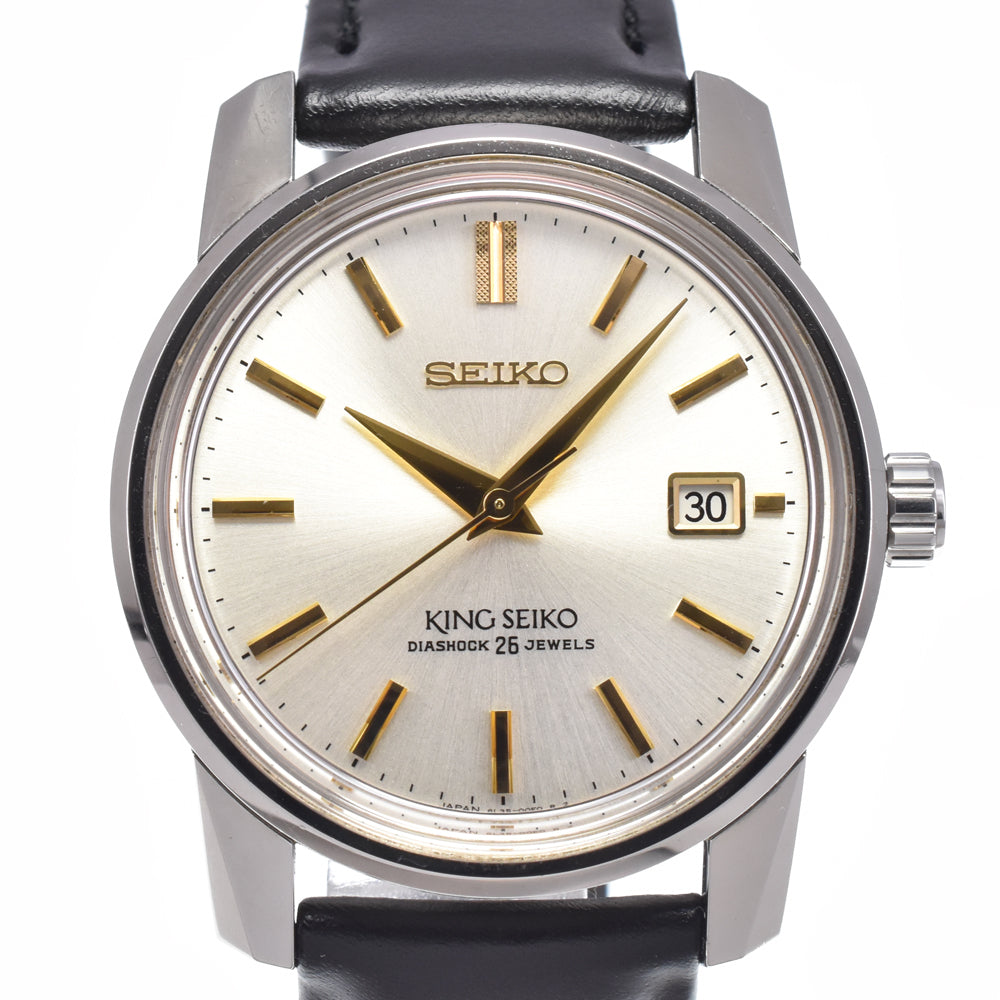 with paper SEIKO King Seiko SDKA003/6L35-00F0 Standard design limited edition Silver Dial Automatic Men's
 Watch M#148576