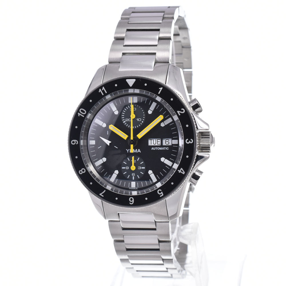 with paper YEMA Navy Graph YNAV22CH.EN-AMS Chronograph black Dial Automatic Men's
 Watch M#148581
