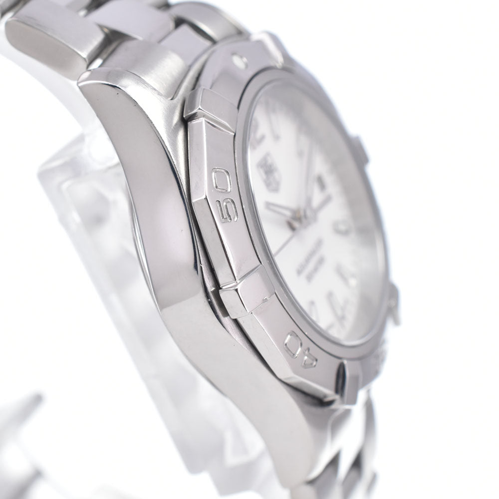 TAG HEUER Aqua racer WAF1414 Date White shell Dial Quartz Ladies
 Watch N#148584