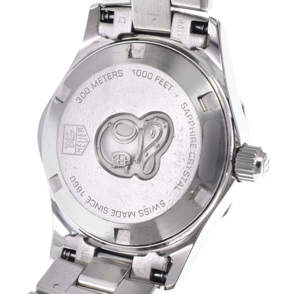 TAG HEUER Aqua racer WAF1414 Date White shell Dial Quartz Ladies
 Watch N#148584