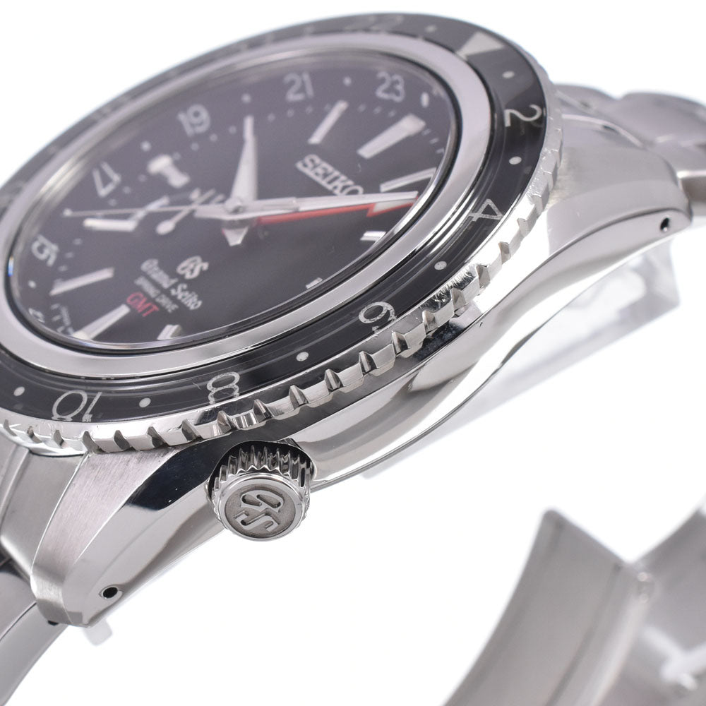 with paper SEIKO Grand Seiko SBGE001/9R66-0AA0 GMT black Dial Spring drive Men's
 Watch N#148585