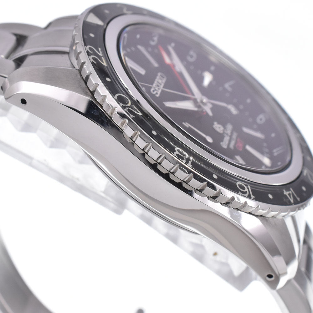 with paper SEIKO Grand Seiko SBGE001/9R66-0AA0 GMT black Dial Spring drive Men's
 Watch N#148585