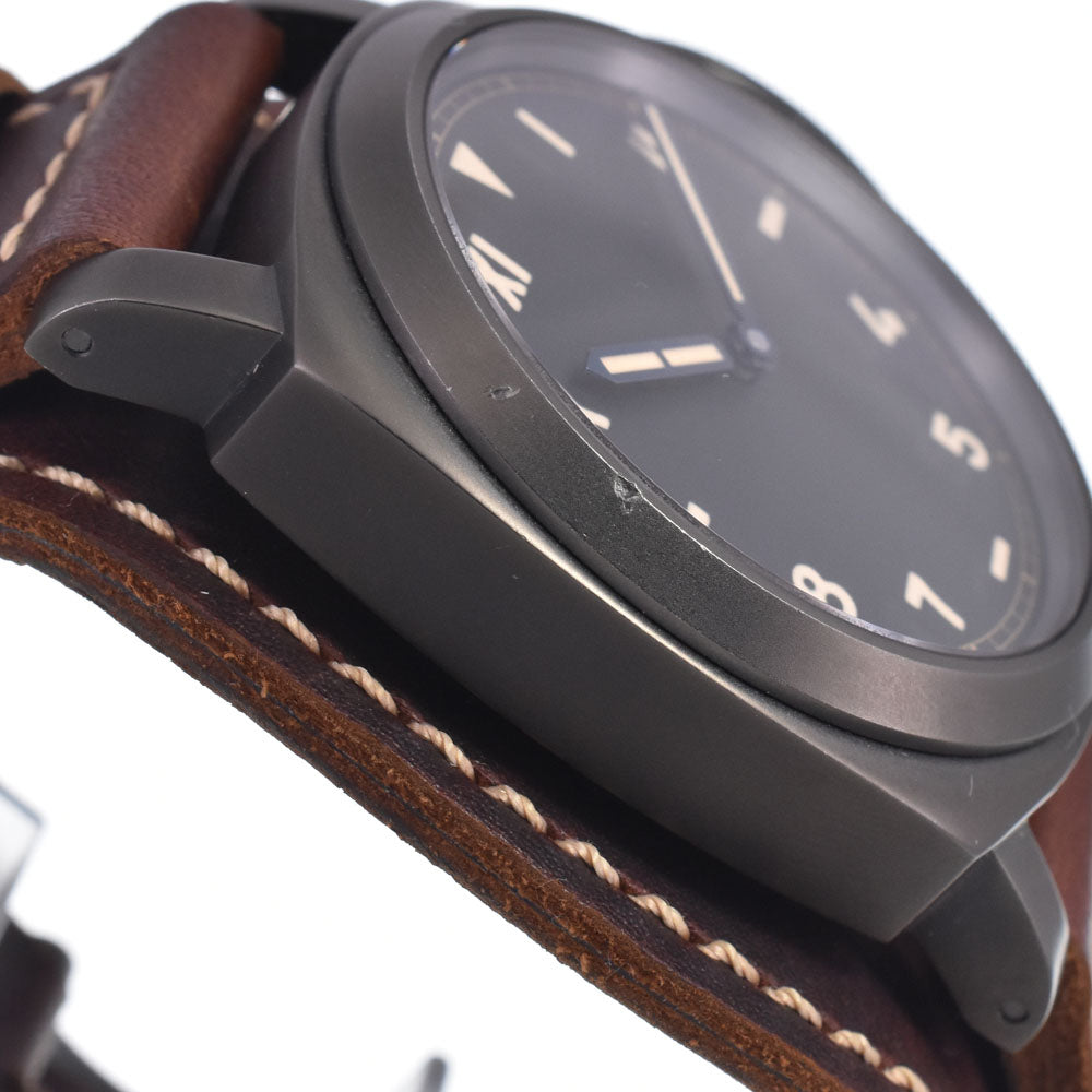 with paper PANERAI Luminor California 8 Days PAM00779 DLC black Dial Hand Winding Men's
 Watch M#148586