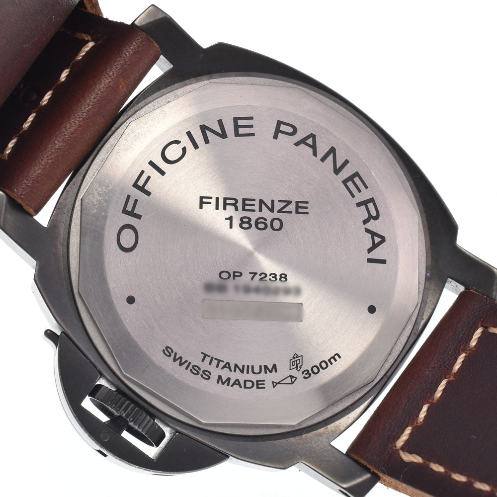 with paper PANERAI Luminor California 8 Days PAM00779 DLC black Dial Hand Winding Men's
 Watch M#148586
