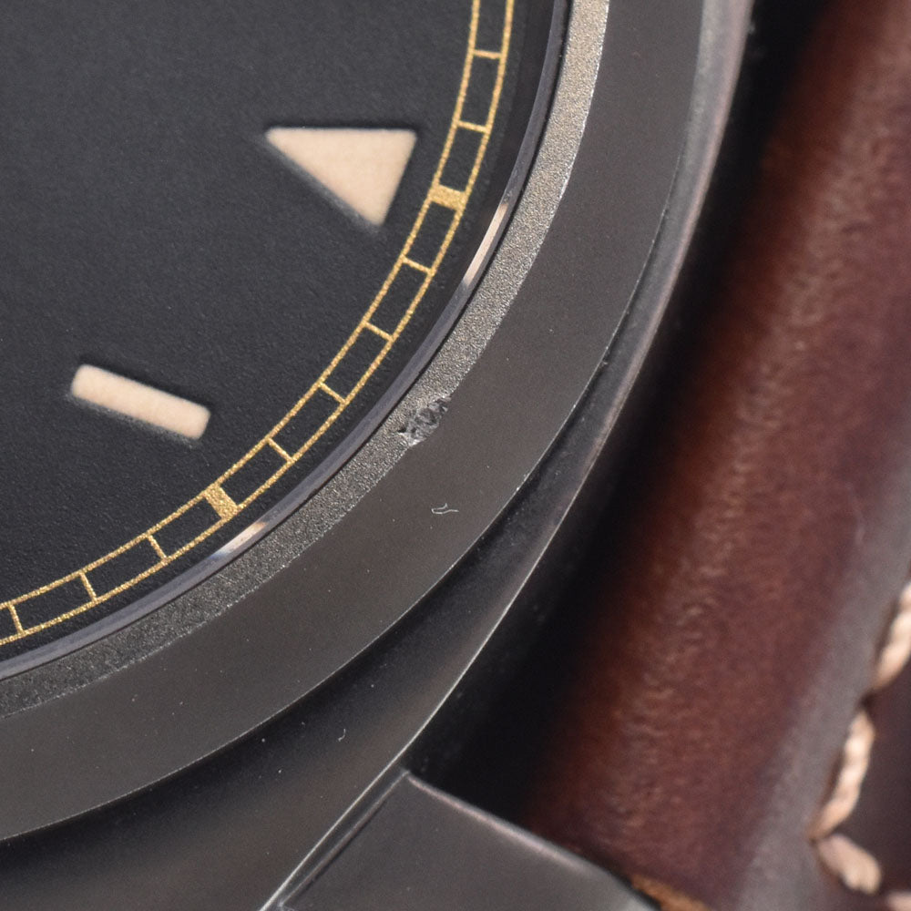 with paper PANERAI Luminor California 8 Days PAM00779 DLC black Dial Hand Winding Men's
 Watch M#148586
