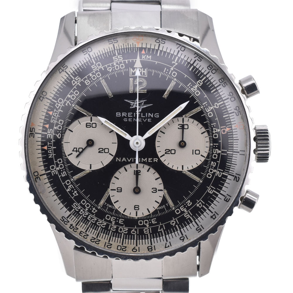 BREITLING Navitimer Second Ref.806 vintage Cal. Venus 178 black Dial Hand Winding Men's
 Watch Z#148588