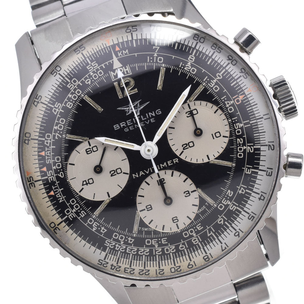 BREITLING Navitimer Second Ref.806 vintage Cal. Venus 178 black Dial Hand Winding Men's
 Watch Z#148588
