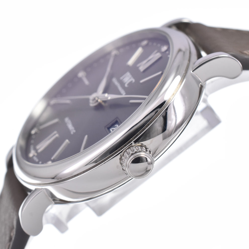 with paper IWC SCHAFFHAUSEN Portofino Automatic 37 IW458603 12P diamond gray Dial Automatic Men's
 Watch M#148592