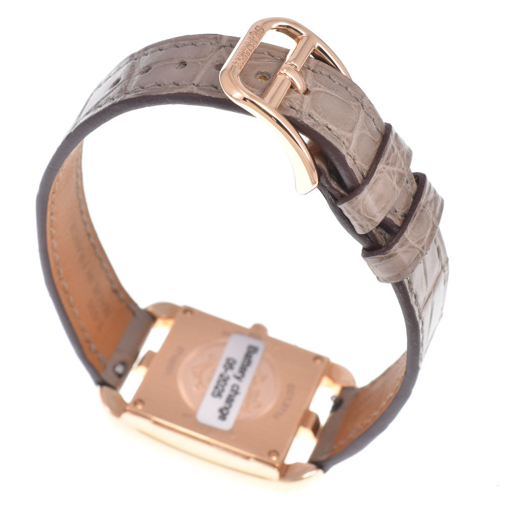 with paper HERMES Cape Cod CC1.371c diamond white Dial Quartz Ladies
 Watch M#148594