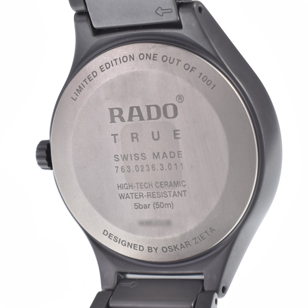 with paper RADO True Face R27236112 Oscar Gienta - Limited Edition of 1001 bottles worldwide mirror Dial Automatic Men's
 Watch N#148595