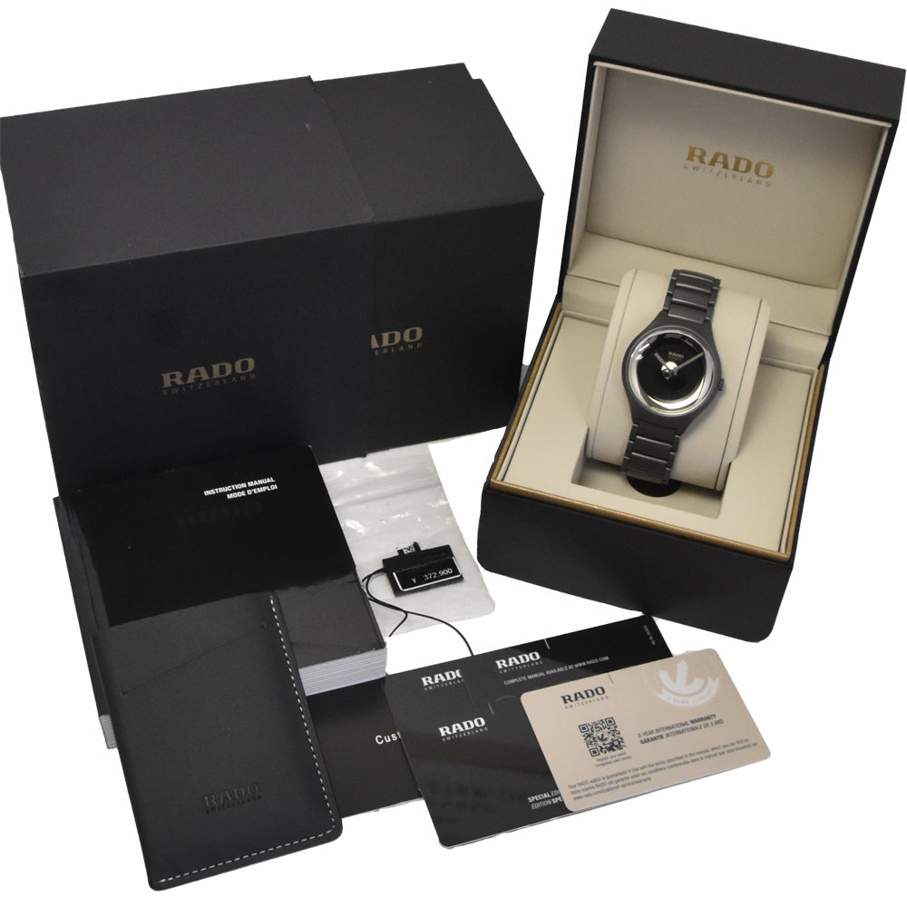 with paper RADO True Face R27236112 Oscar Gienta - Limited Edition of 1001 bottles worldwide mirror Dial Automatic Men's
 Watch N#148595