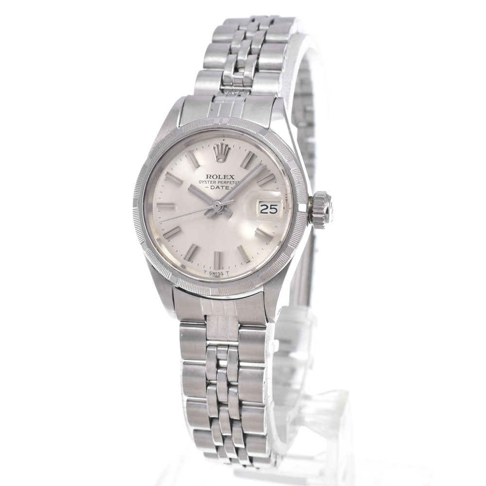 ROLEX Oyster Perpetual Date 6919 vintage Cal.2030 Silver Dial Automatic Ladies
 Watch R#148596