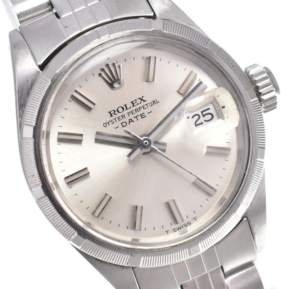 ROLEX Oyster Perpetual Date 6919 vintage Cal.2030 Silver Dial Automatic Ladies
 Watch R#148596