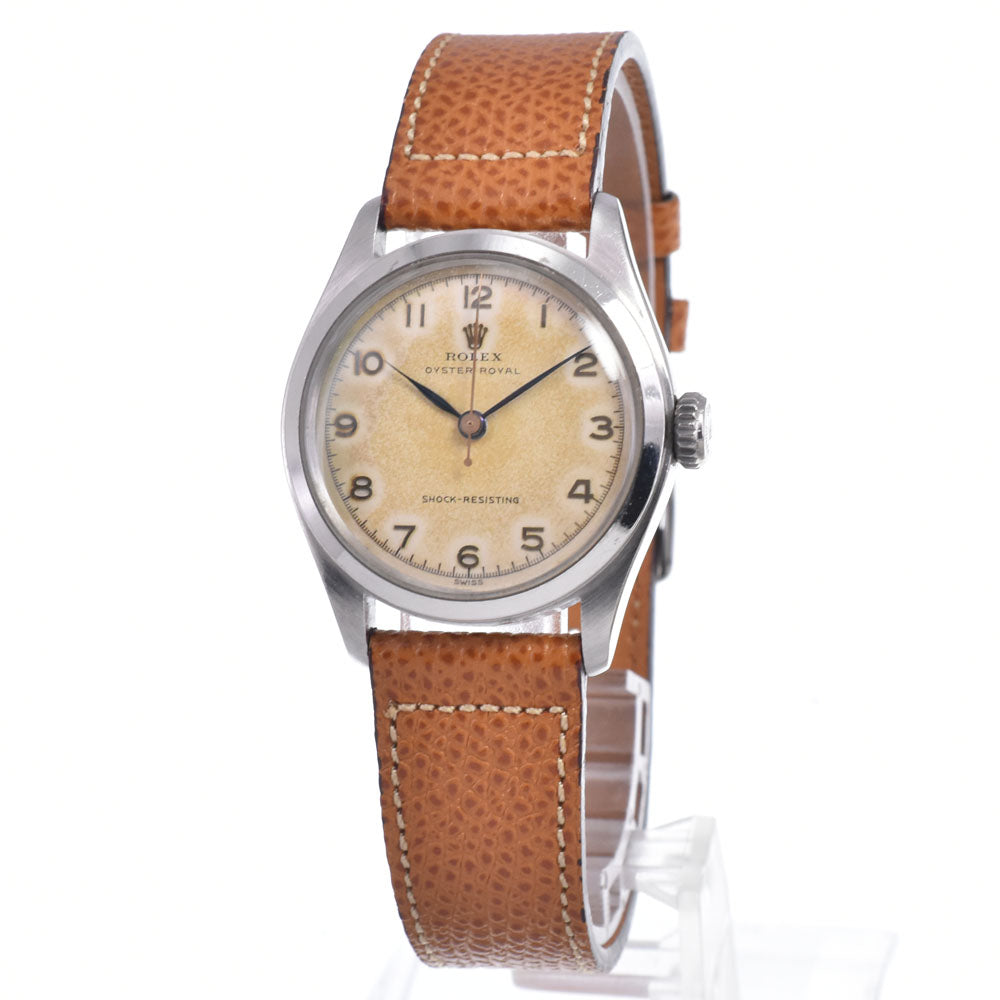 ROLEX Oyster Royal 6144 vintage Cal.710 Silver Dial Hand Winding Men's
 Watch O#148599