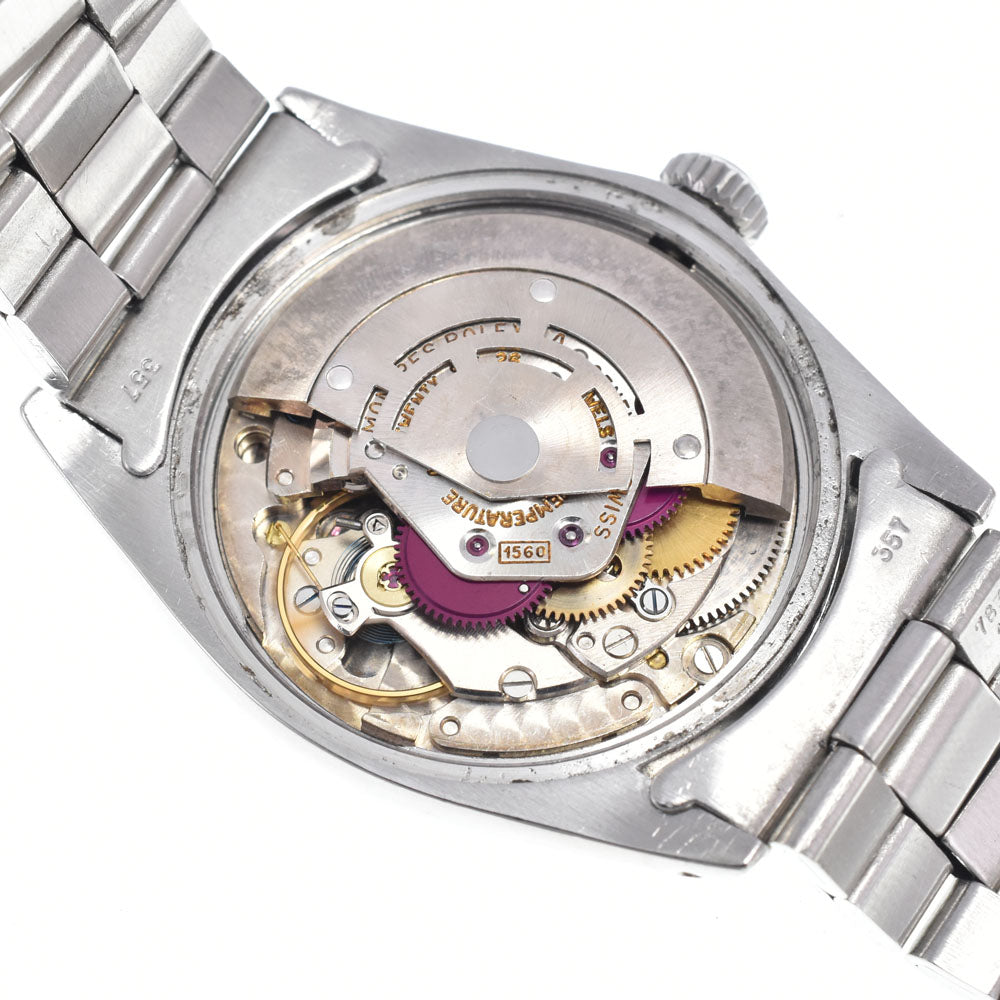 ROLEX Oyster perpetual date 1500 vintage Cal.1560 Silver Dial Automatic Men's
 Watch Q#148600