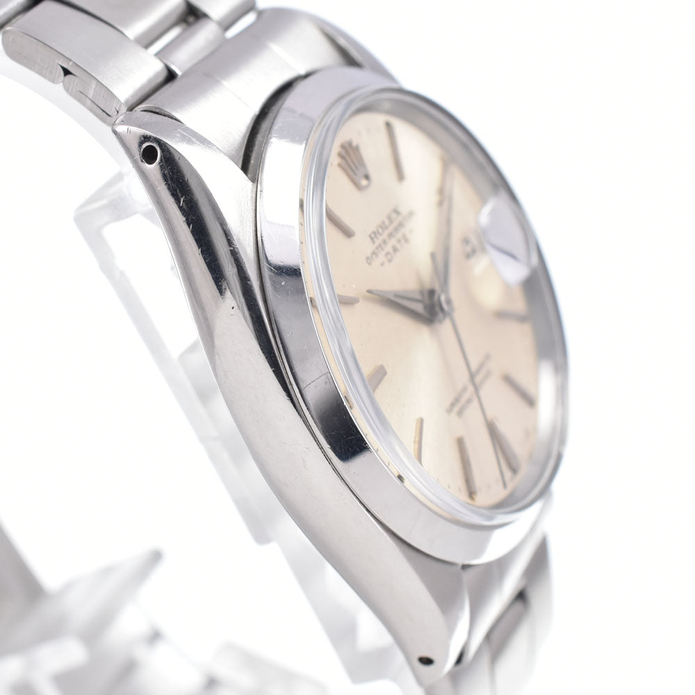 ROLEX Oyster perpetual date 1500 vintage Cal.1560 Silver Dial Automatic Men's
 Watch Q#148600