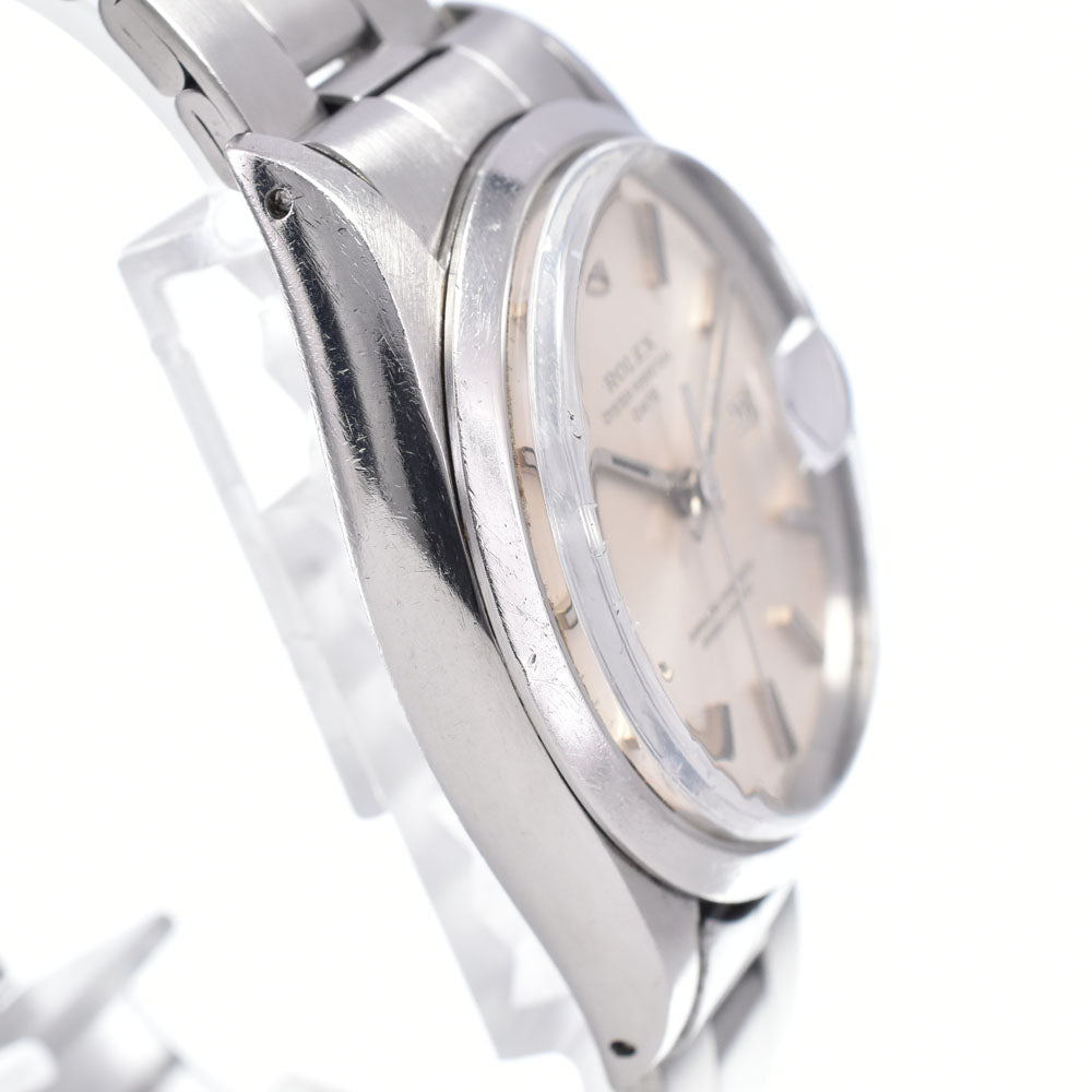 with paper ROLEX Oyster perpetual date 1500 vintage Cal.1570 Silver Dial Automatic Men's
 Watch A#148601