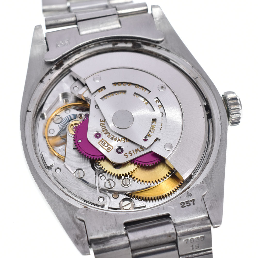 with paper ROLEX Oyster perpetual date 1500 vintage Cal.1570 Silver Dial Automatic Men's
 Watch A#148601