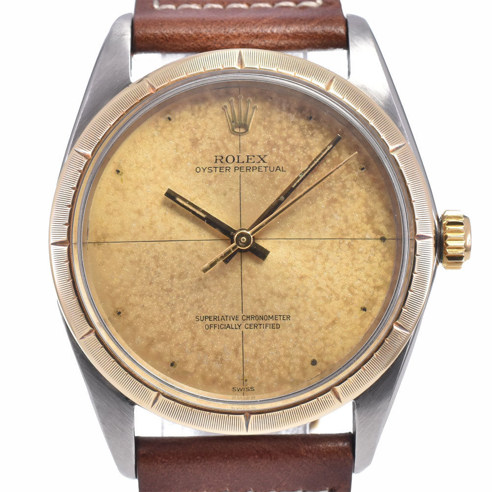 ROLEX Oyster Perpetual Zephyr 1008 vintage Cal.1560 gold Dial Automatic Men's
 Watch P#148603