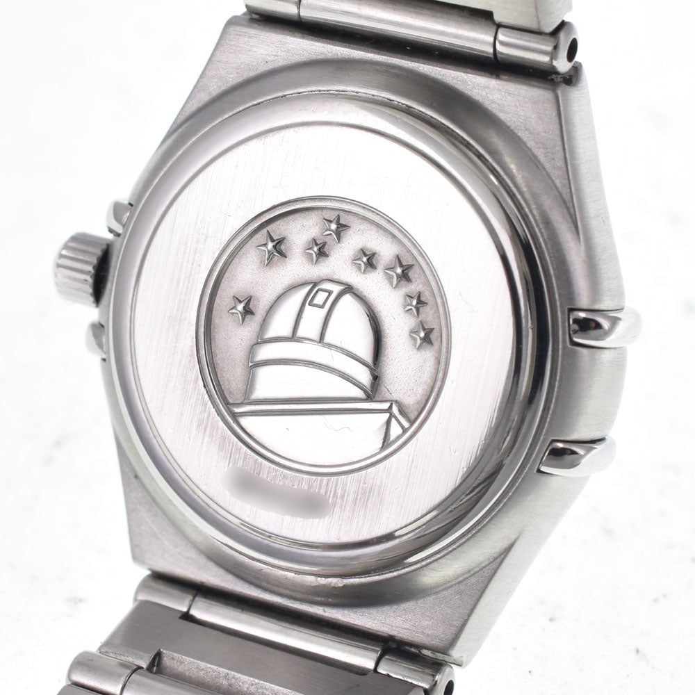OMEGA Constellation mini bezel diamond 1460.75 12P diamond White shell Dial Quartz Ladies
 Watch N#148607
