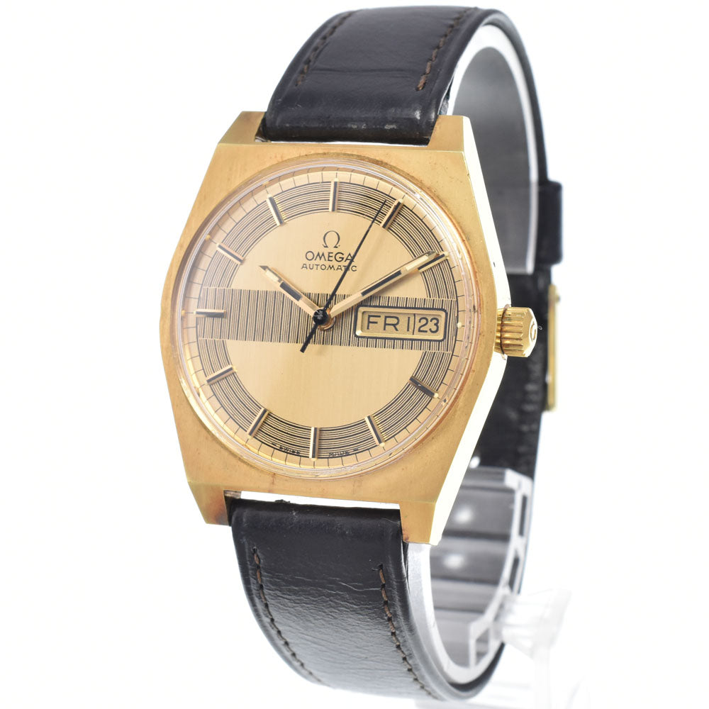 OMEGA 166.0141 vintage Cal.752 gold Dial Automatic Men's
 Watch N#148614
