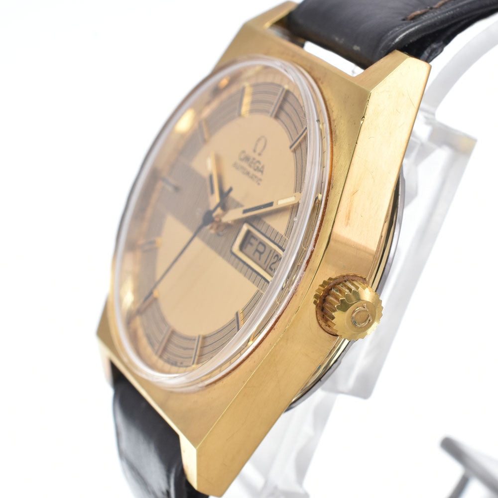 OMEGA 166.0141 vintage Cal.752 gold Dial Automatic Men's
 Watch N#148614