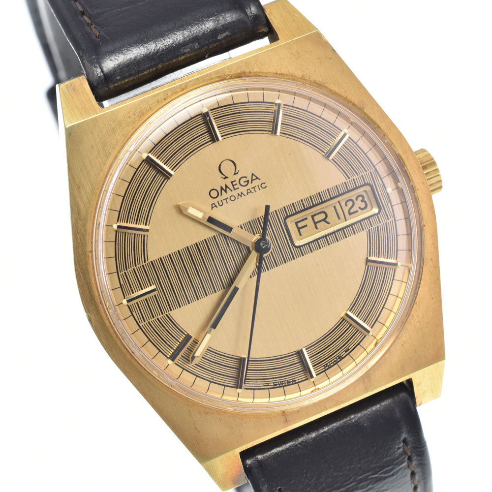 OMEGA 166.0141 vintage Cal.752 gold Dial Automatic Men's
 Watch N#148614