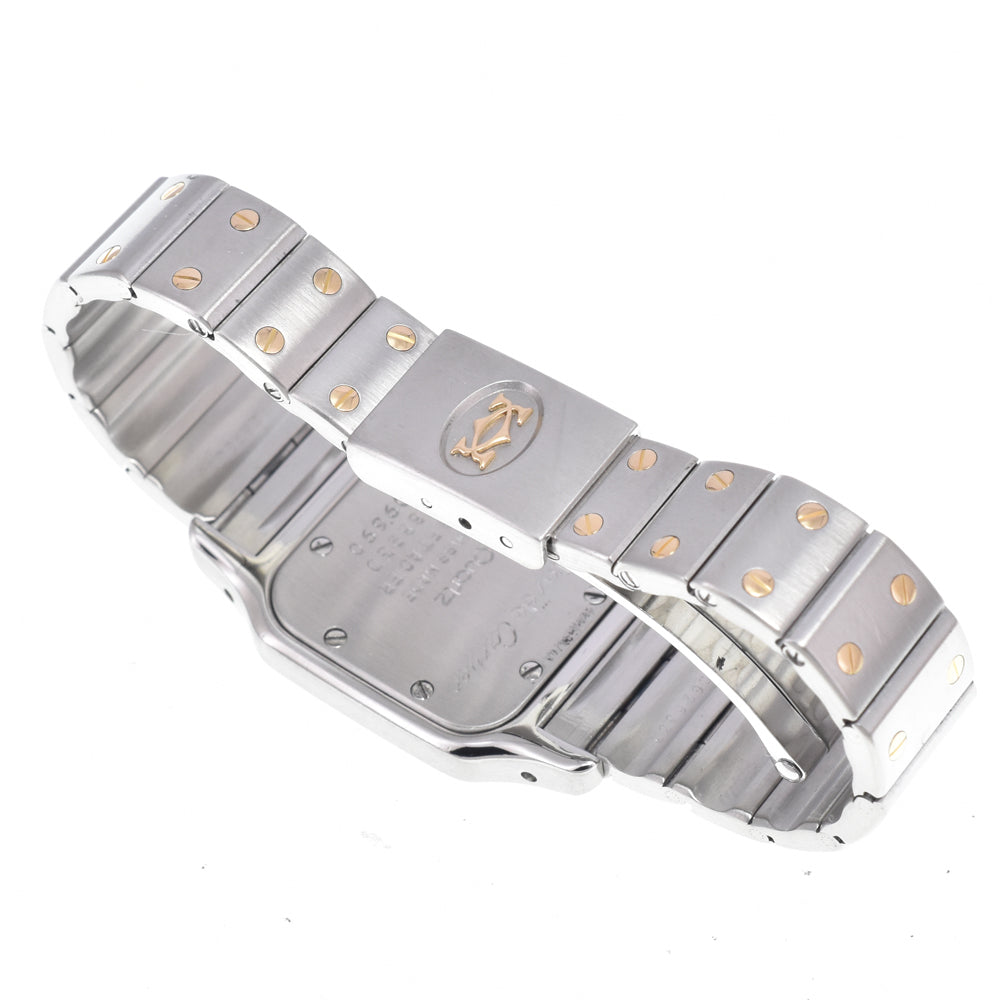 CARTIER Santos Galve SM W20012C4 Stainless Steel/K18YG Ivory Dial Quartz Ladies
 Watch R#148615