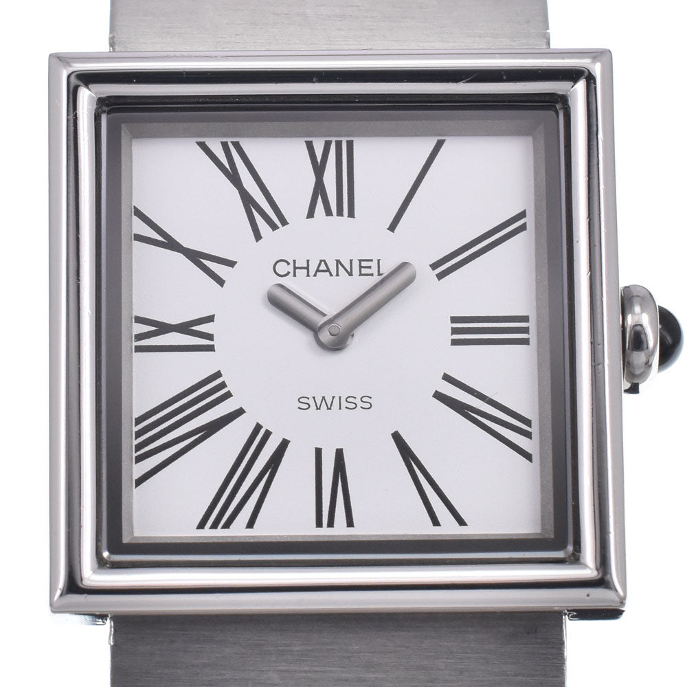 CHANEL Mademoiselle H0827 stainless steel white Dial Quartz Ladies
 Watch O#148618