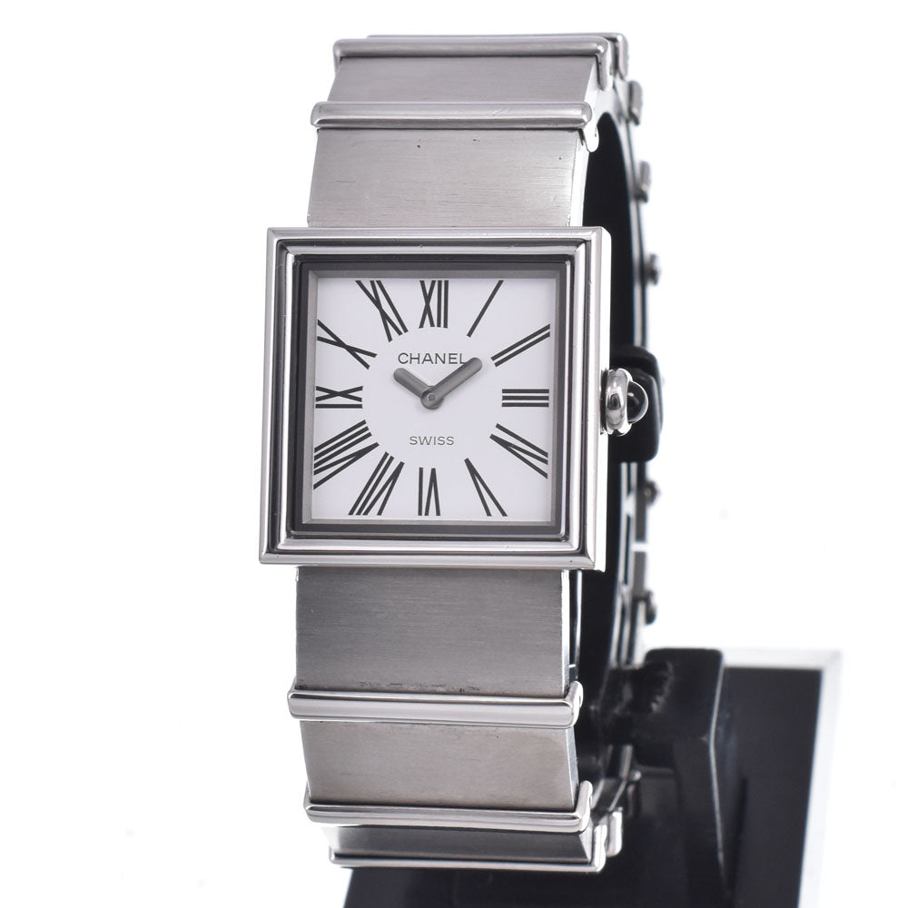 CHANEL Mademoiselle H0827 stainless steel white Dial Quartz Ladies
 Watch O#148618