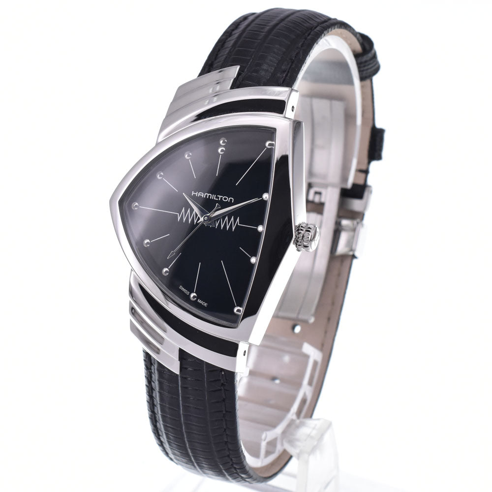 with paper HAMILTON Ventura H244112 black Dial Quartz Men's
 Watch M#148620